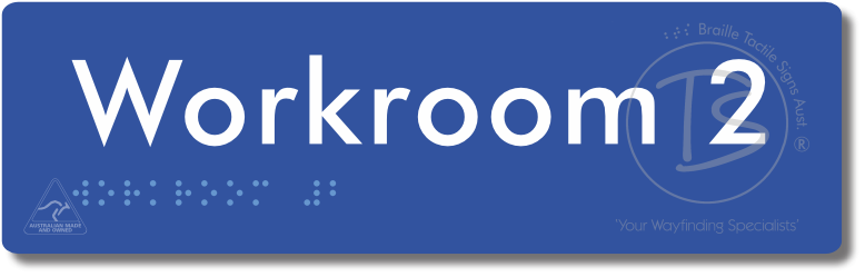 Workroom 2 - Braille Tactile Signs Aust.