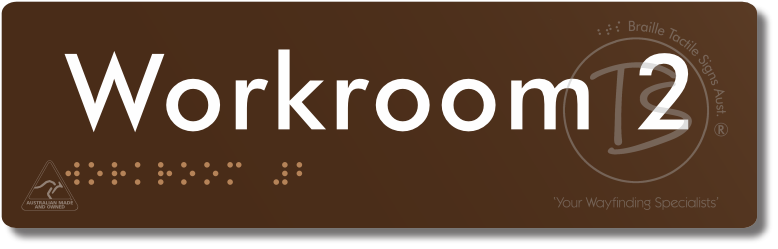 Workroom 2 - Braille Tactile Signs Aust.