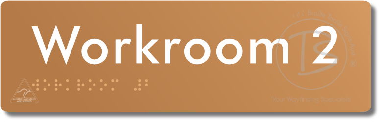 Workroom 2 - Braille Tactile Signs Aust.
