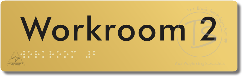 Workroom 2 - Braille Tactile Signs Aust.