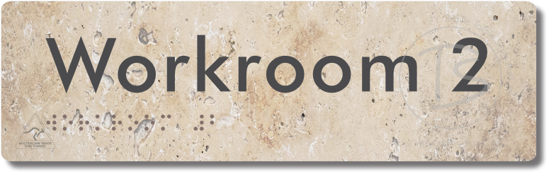 Workroom 2 - Braille Tactile Signs Aust.
