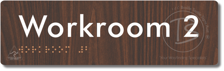 Workroom 2 - Braille Tactile Signs Aust.