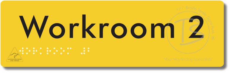Workroom 2 - Braille Tactile Signs Aust.
