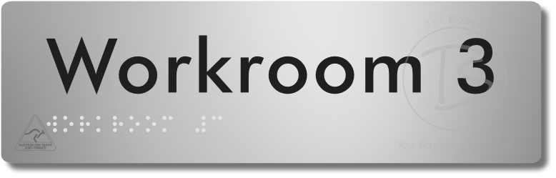 Workroom 3 - Braille Tactile Signs Aust.