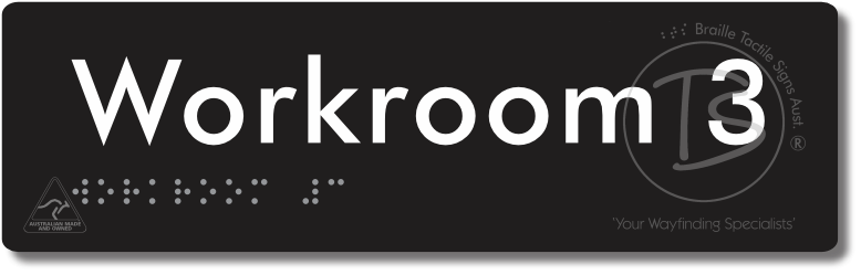 Workroom 3 - Braille Tactile Signs Aust.