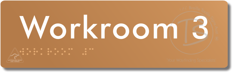 Workroom 3 - Braille Tactile Signs Aust.