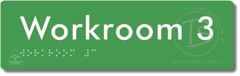 Workroom 3 - Braille Tactile Signs Aust.