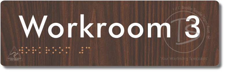 Workroom 3 - Braille Tactile Signs Aust.