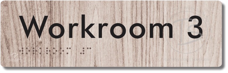 Workroom 3 - Braille Tactile Signs Aust.
