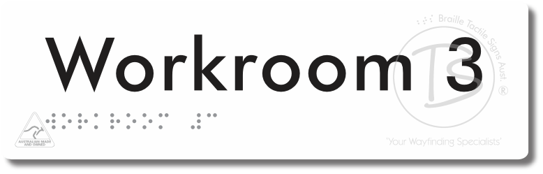 Workroom 3 - Braille Tactile Signs Aust.