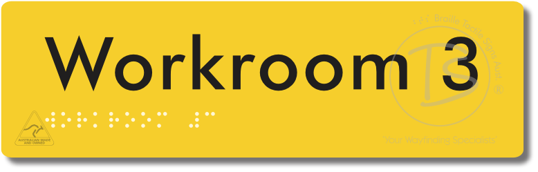 Workroom 3 - Braille Tactile Signs Aust.