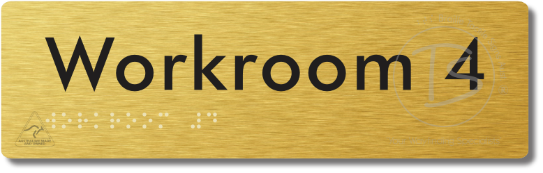 Workroom 4 - Braille Tactile Signs Aust.