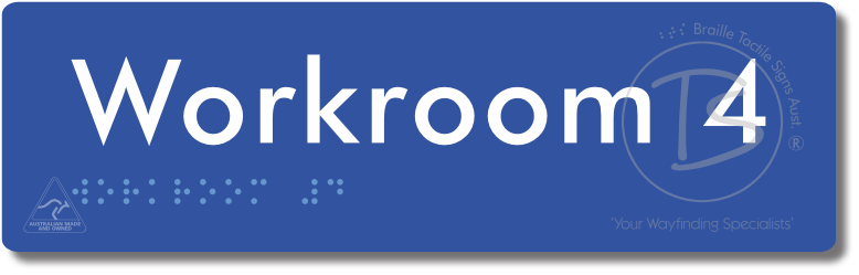 Workroom 4 - Braille Tactile Signs Aust.