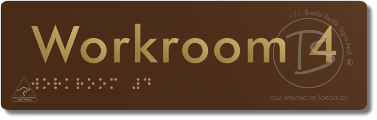 Workroom 4 - Braille Tactile Signs Aust.