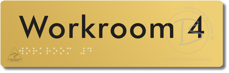 Workroom 4 - Braille Tactile Signs Aust.