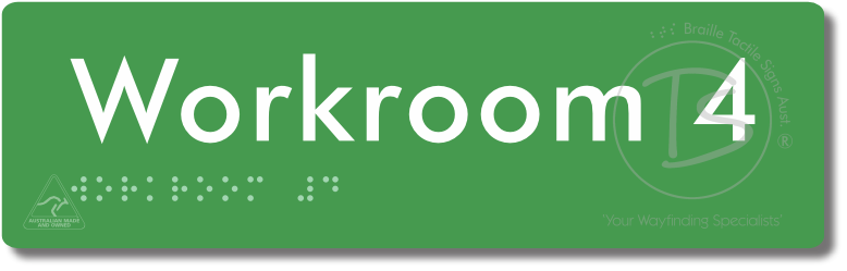 Workroom 4 - Braille Tactile Signs Aust.