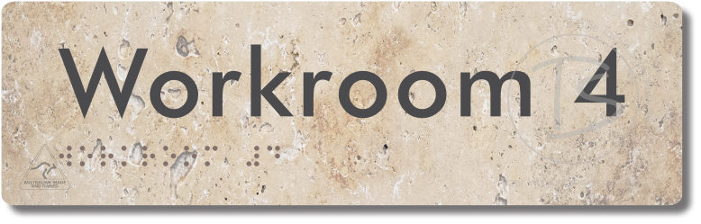 Workroom 4 - Braille Tactile Signs Aust.