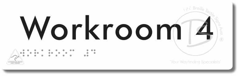 Workroom 4 - Braille Tactile Signs Aust.