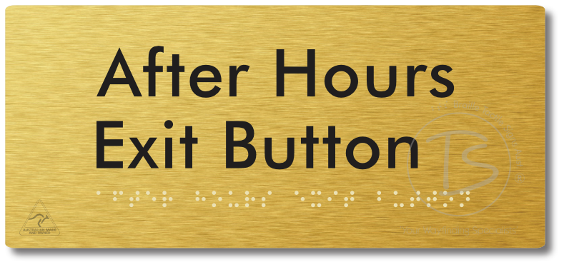 After Hours Exit Button