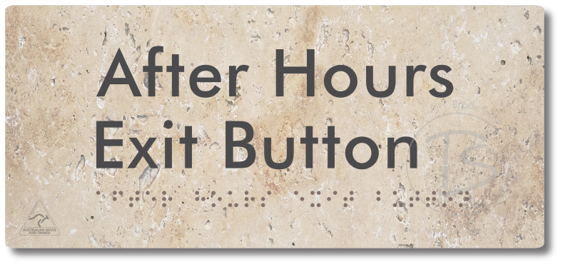 After Hours Exit Button