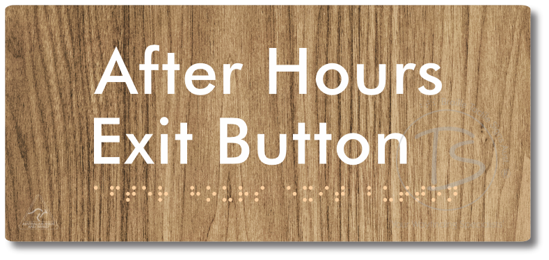After Hours Exit Button