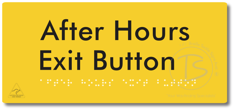After Hours Exit Button