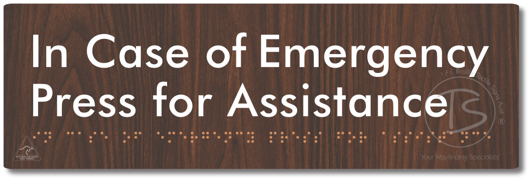 In Case of Emergency Press for Assistance