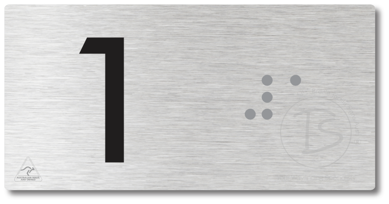 Lift Button Sign Level 1