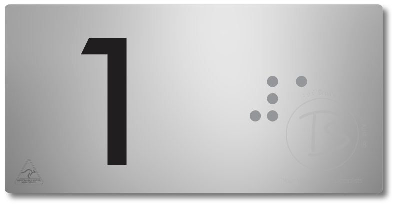 Lift Button Sign Level 1