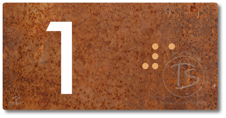 Lift Button Sign Level 1
