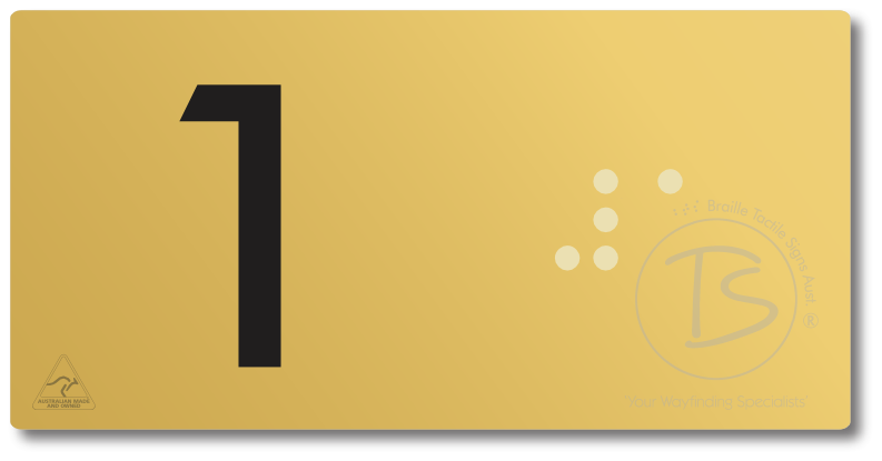 Lift Button Sign Level 1