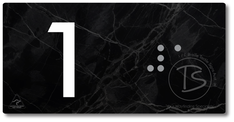 Lift Button Sign Level 1