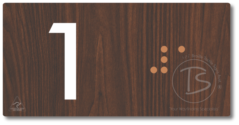 Lift Button Sign Level 1