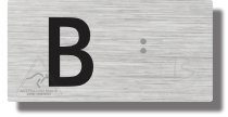 Lift Button Sign Level B