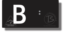 Lift Button Sign Level B