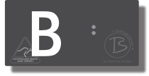 Lift Button Sign Level B