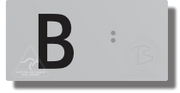 Lift Button Sign Level B