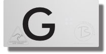 Lift Button Sign Level G