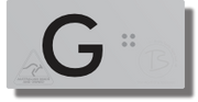 Lift Button Sign Level G
