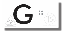 Lift Button Sign Level G