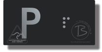 Lift Button Sign Level P