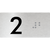 Lift Button Sign Level 2