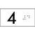 Lift Button Sign Level 4