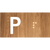 Lift Button Sign Level P