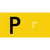 Lift Button Sign Level P