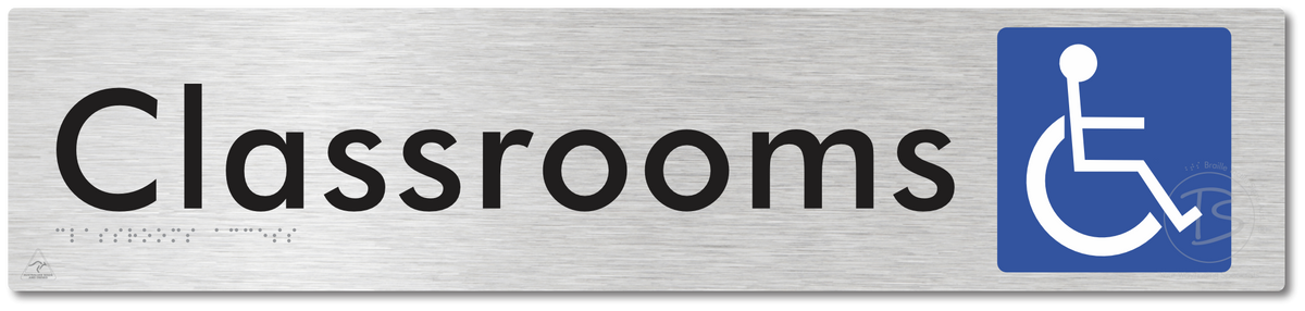 Accessible Classroom Access - Braille Tactile Signs Aust.