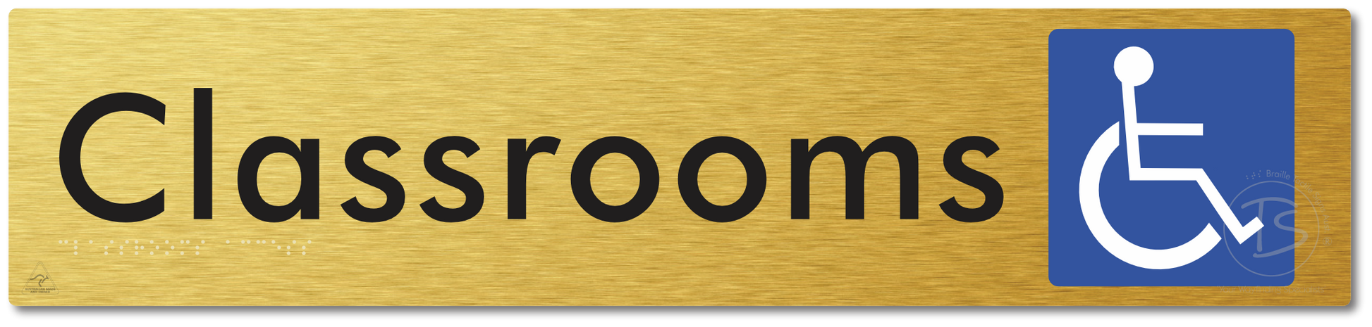 Accessible Classroom Access - Braille Tactile Signs Aust.