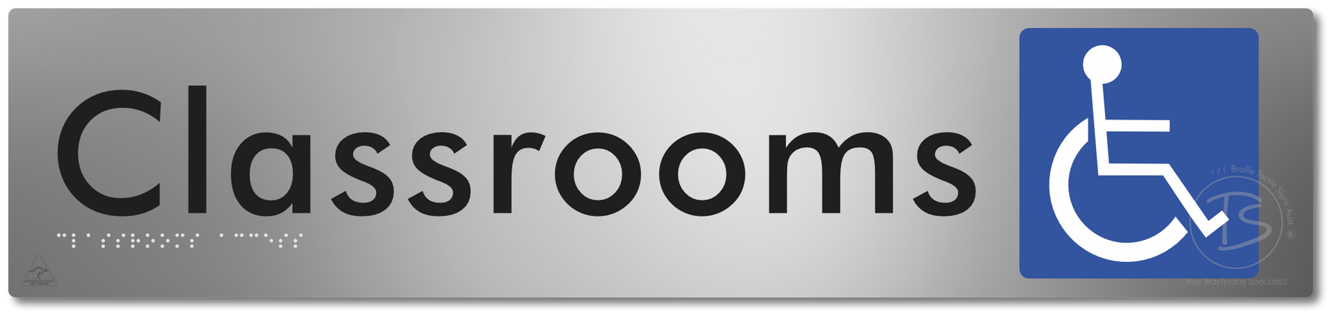 Accessible Classroom Access - Braille Tactile Signs Aust.