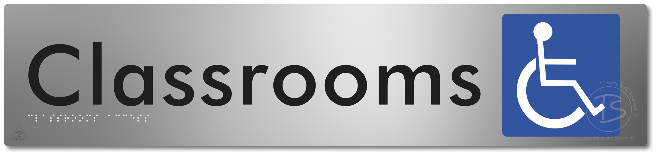 Accessible Classroom Access - Braille Tactile Signs Aust.