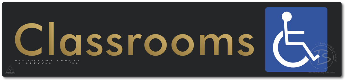 Accessible Classroom Access - Braille Tactile Signs Aust.